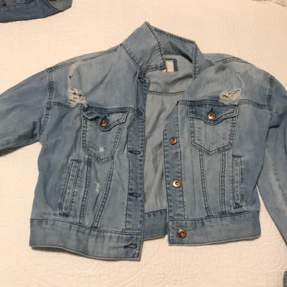 ripped jean jacket